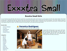 Tablet Screenshot of exxxtra-small.com
